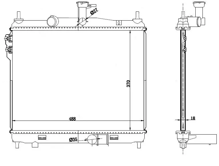 ORIS BHY081018 Radyatör 253101C600 resmi