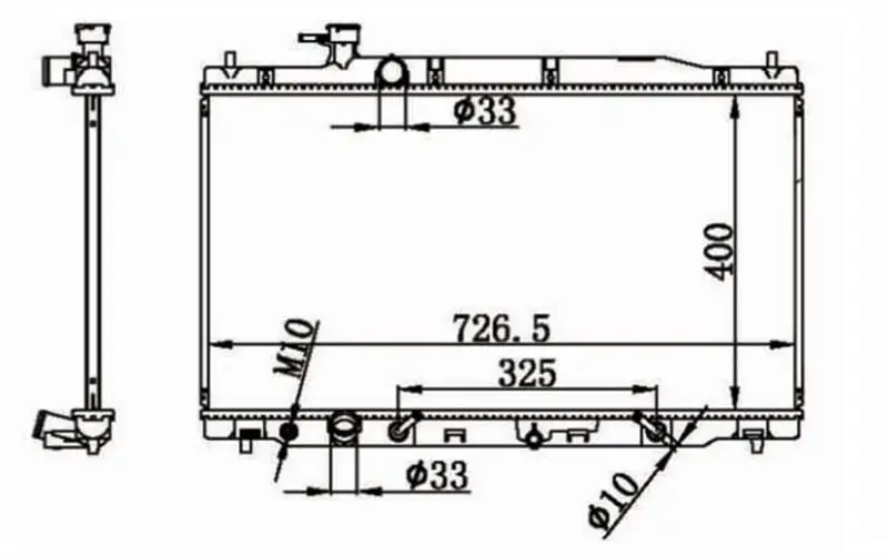 MGA 80664 Radyatör 19010RZA901 resmi