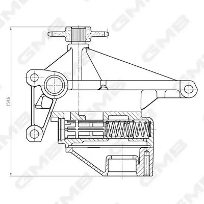 GMB GOAS-81A Yağ Pompası A6461801601 resmi