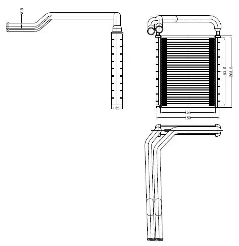 ORIS KHY099026 Kalorifer Radyatörü 971381R000 resmi