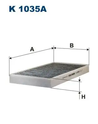 FILTRON K1035A Polen Filtresi (Karbonlu) 60653641 resmi