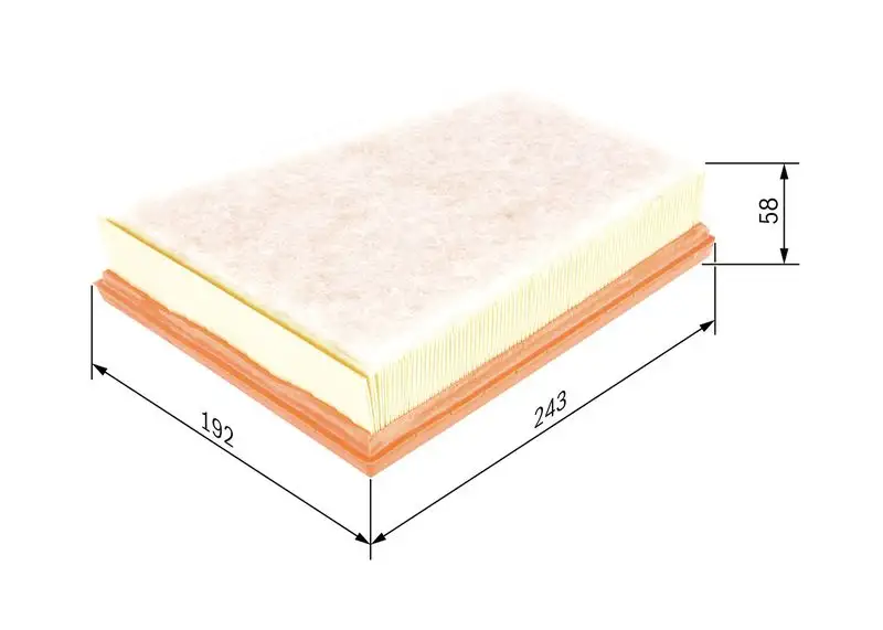 BOSCH F026400250 Hava Filtresi resmi