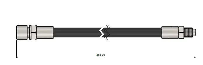 CAVO C900670A Arka Fren Hortumu A4604285135 resmi