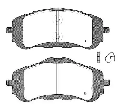 MGA 55650 Ön Fren Balatası 1610428780 resmi