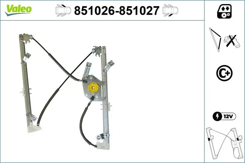 VALEO 851026 Ön Cam Krikosu (Sol) 140321 resmi