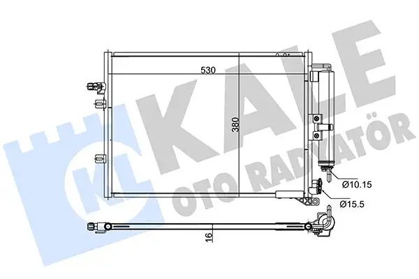 KALE 342585 Klima Radyatörü 8200688393 resmi