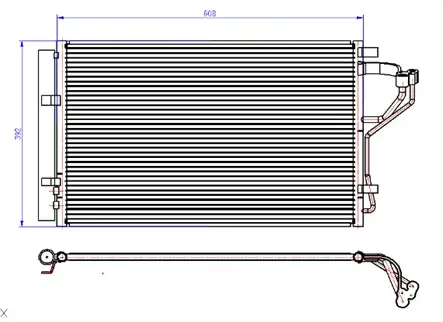 ORIS CHY630016 Klima Radyatörü 976063X000 resmi