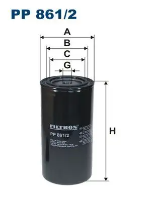 FILTRON PP861/2 Yakıt Filtresi resmi