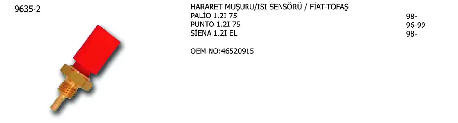 ÜNÜVAR 9635-2 Hararet Müşiri 46520915 resmi