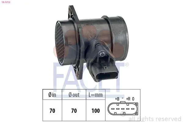 FACET 10.1212 Hava Debimetresi 06A906461NX resmi