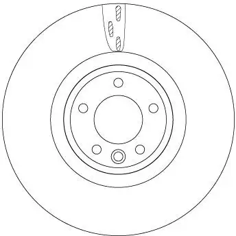TRW DF6957S Ön Fren Diski resmi