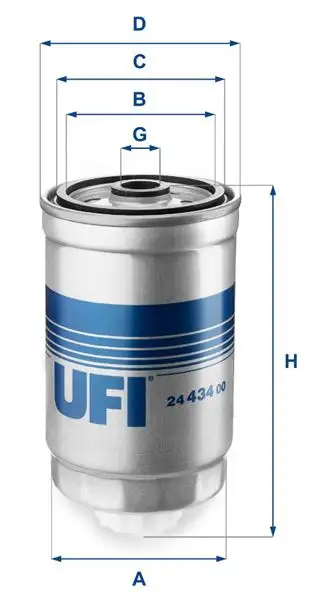 UFI 24.434.00 Yakıt Filtresi resmi