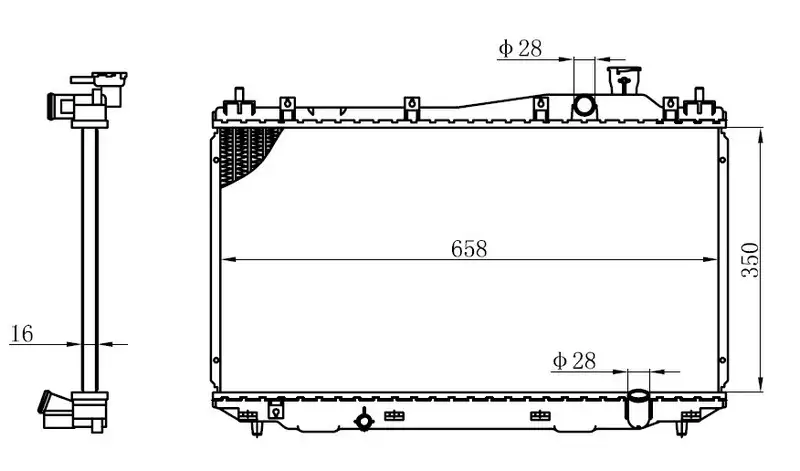 ORIS BHN035016 Radyatör resmi