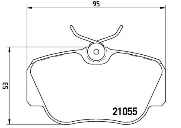 MGA 55731 Ön Fren Balatası 14209620 resmi