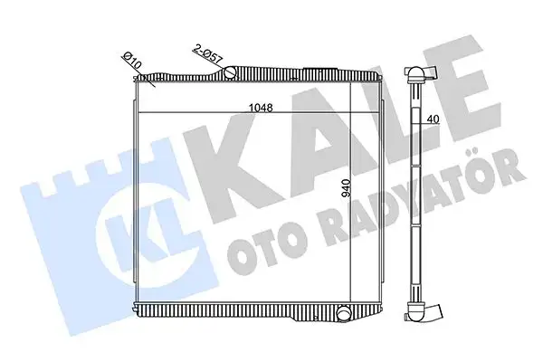 KALE 349480 Radyatör 1781365 resmi