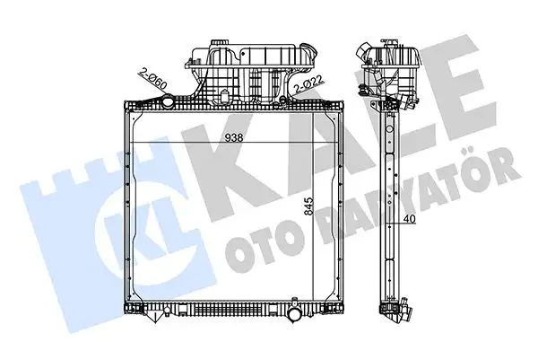 KALE 350270 Radyatör resmi