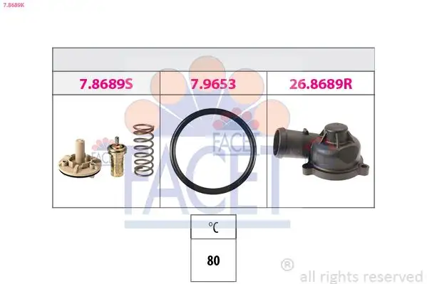 FACET 7.8689K Termostat 03C121110L resmi