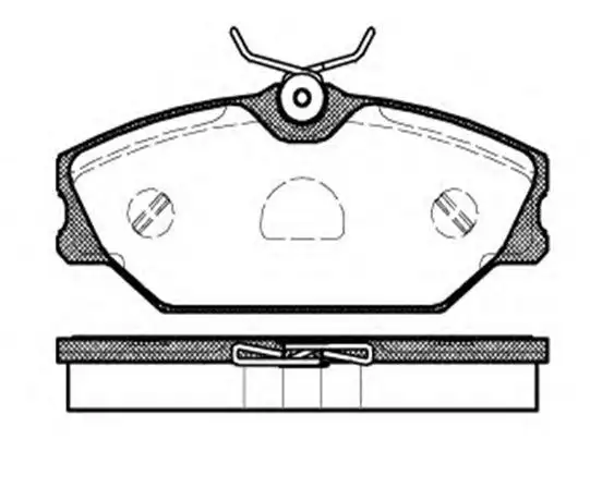 MGA 55142 Ön Fren Balatası 410607125R resmi