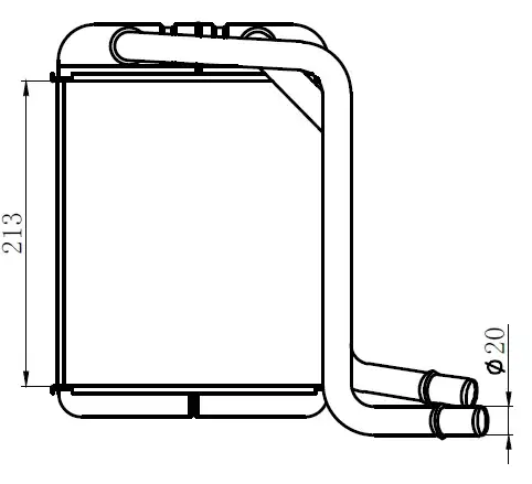 ORIS KVW016026 Kalorifer Radyatörü 7H1819031 resmi