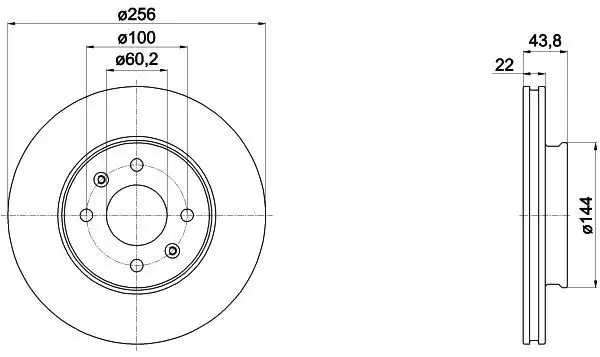 MGA 50381 Ön Fren Diski 517120U000 resmi