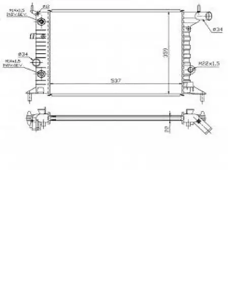 ORIS BOP127022 Radyatör 1300158 resmi