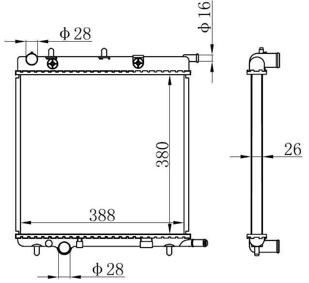 ORIS BPE027022 Radyatör resmi