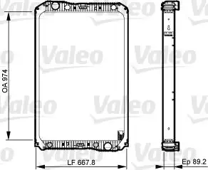 VALEO 733545 Radyatör A9405000703 resmi