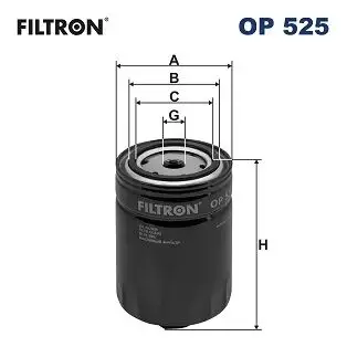 FILTRON OP525 Yağ Filtresi resmi