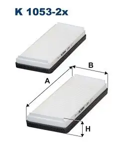 FILTRON K1053-2X Polen Filtresi A2108301018 resmi