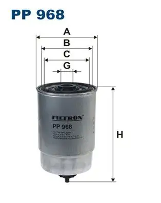 FILTRON PP968 Yakıt Filtresi resmi