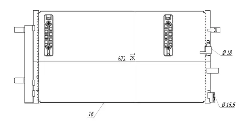 MGA 82296 Klima Radyatörü 8K0260401D resmi