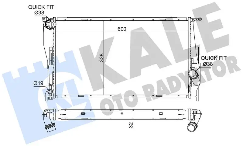 KALE 354600 Radyatör resmi