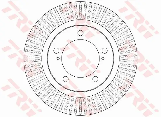 TRW DF6239S Ön Fren Diski 4351260180 resmi