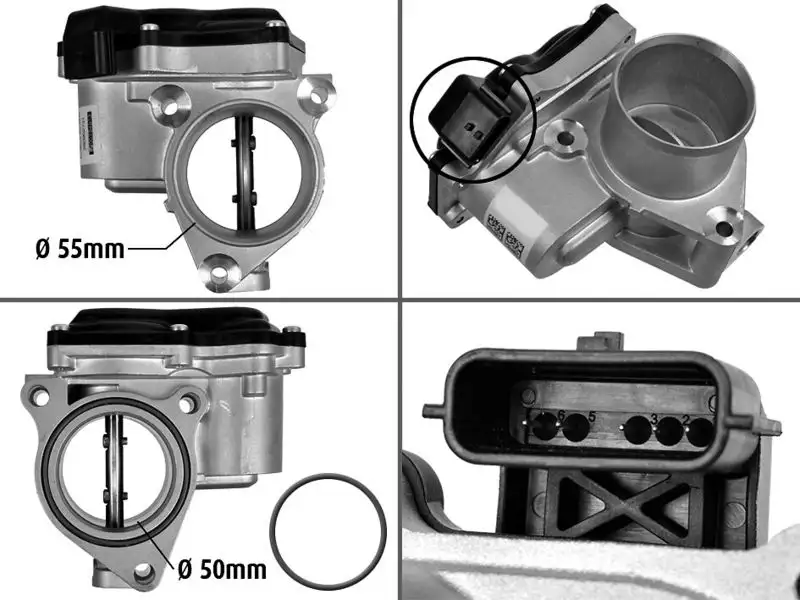 VALEO 700430 Gaz Kelebeği 8200754913 resmi