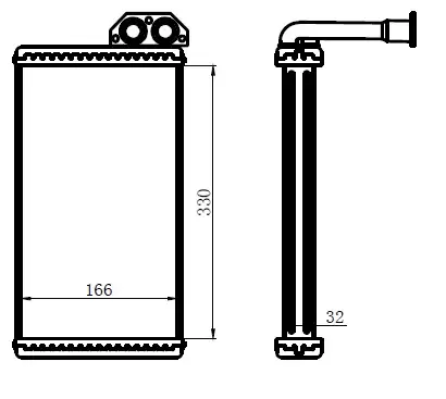 ORIS KME025032 Kalorifer Radyatörü 0028358901 resmi