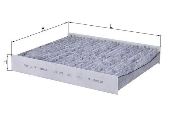 MAHLE LAK293 Polen Filtresi (Karbonlu) resmi