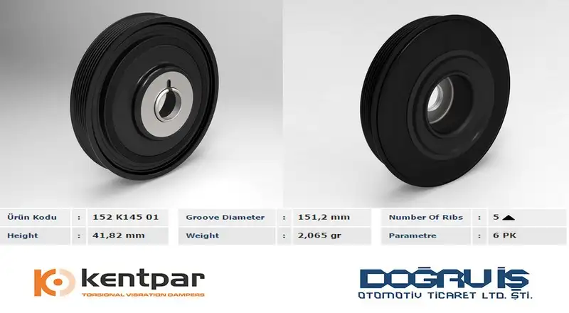 KENTPAR K14501 Krank Kasnağı resmi