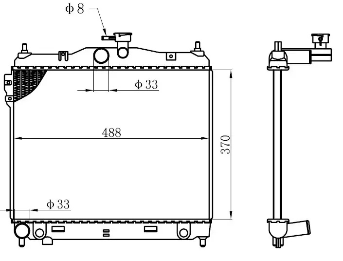 ORIS BHY017016 Radyatör 253101C200 resmi