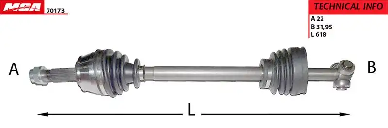 MGA 70173 Ön Aks (Sol) 46307998 resmi