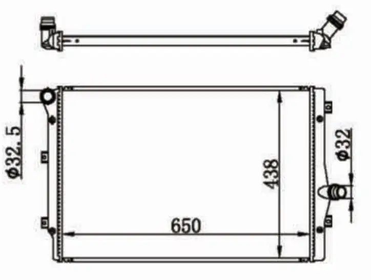MGA 80662 Radyatör 1K0121251AB resmi