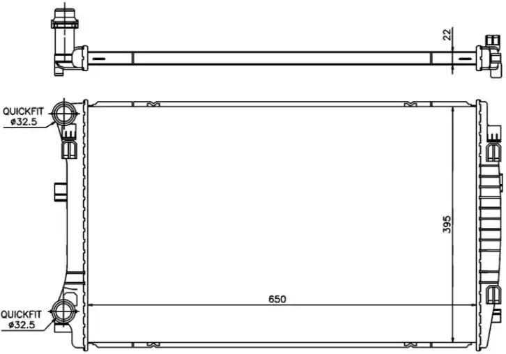 ORIS MAU065023 Radyatör 5Q0121251EM resmi
