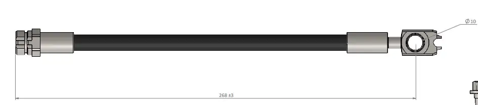 CAVO C900642A Arka Fren Hortumu 5N0611775A resmi