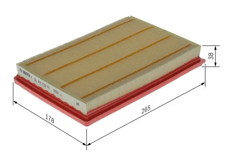 BOSCH F026400722 Hava Filtresi A6540941500 resmi