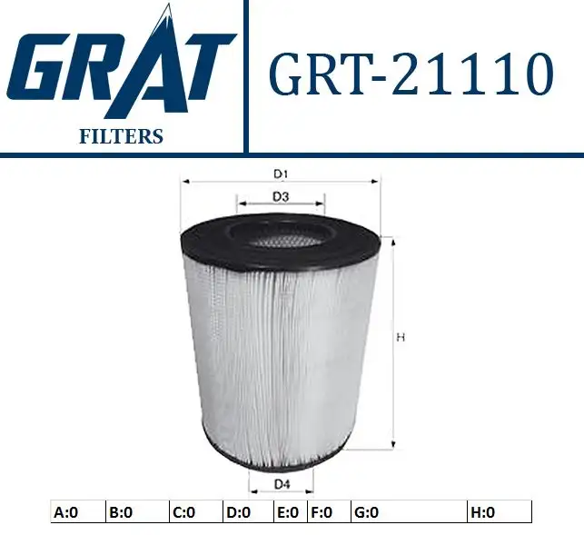 GRAT 21110 Hava Filtresi ME017246 resmi