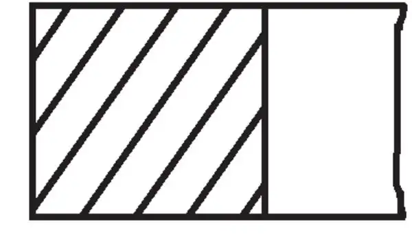 MAHLE 02825N0 Motor Segmanı (STD) 03H198151B resmi