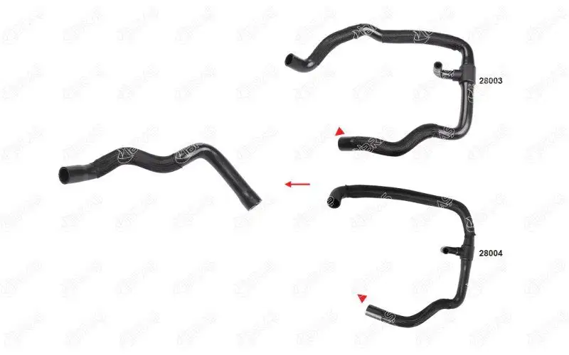 İBRAŞ 28109 Radyatör Üst Hortumu 074121101S resmi