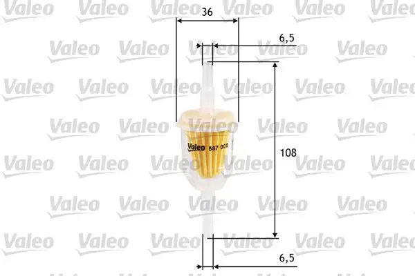 VALEO 587000 Yakıt Filtresi resmi