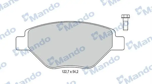 MANDO MBF015797 Ön Fren Balatası 7701207673 resmi