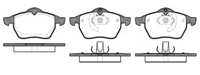 MGA 55191 Ön Fren Balatası 1605036 resmi