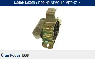 MASTER M4669 Motor Takozu 51855515 resmi